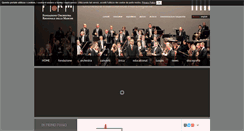 Desktop Screenshot of filarmonicamarchigiana.com